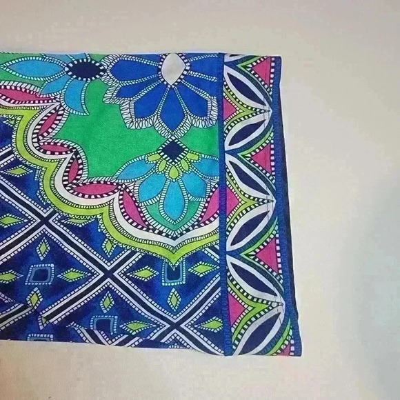 Laundry By Shelli Segal Womens Shift Dress Size Medium Aqua Mod Multicolor - Picture 12 of 13